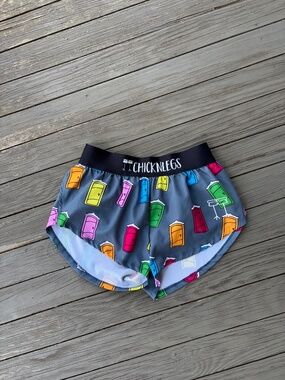 ChicknLegs Porta Potty running shorts